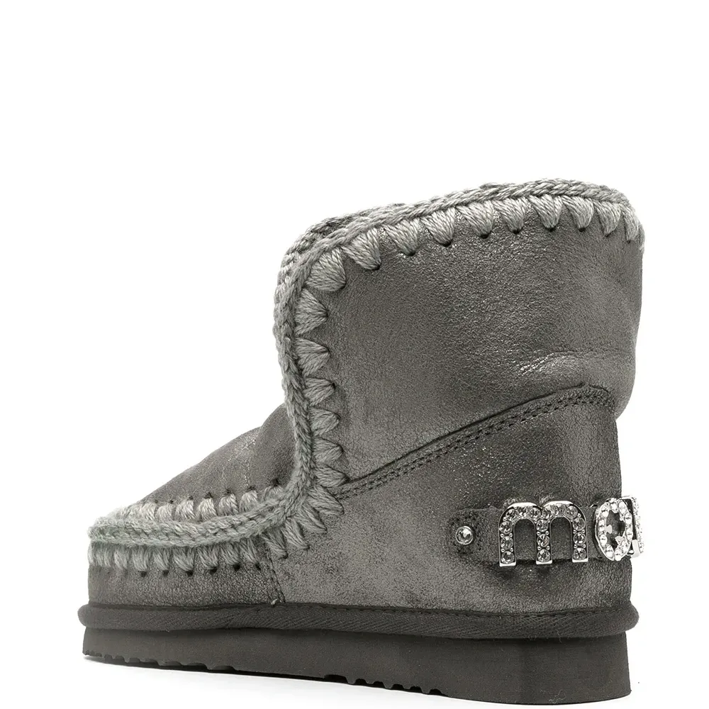 ботинки Eskimo с эффектом металлик