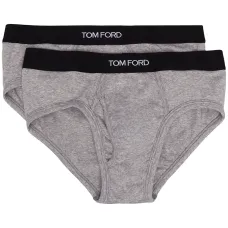 Комплект из двух трусов-брифов с логотипом