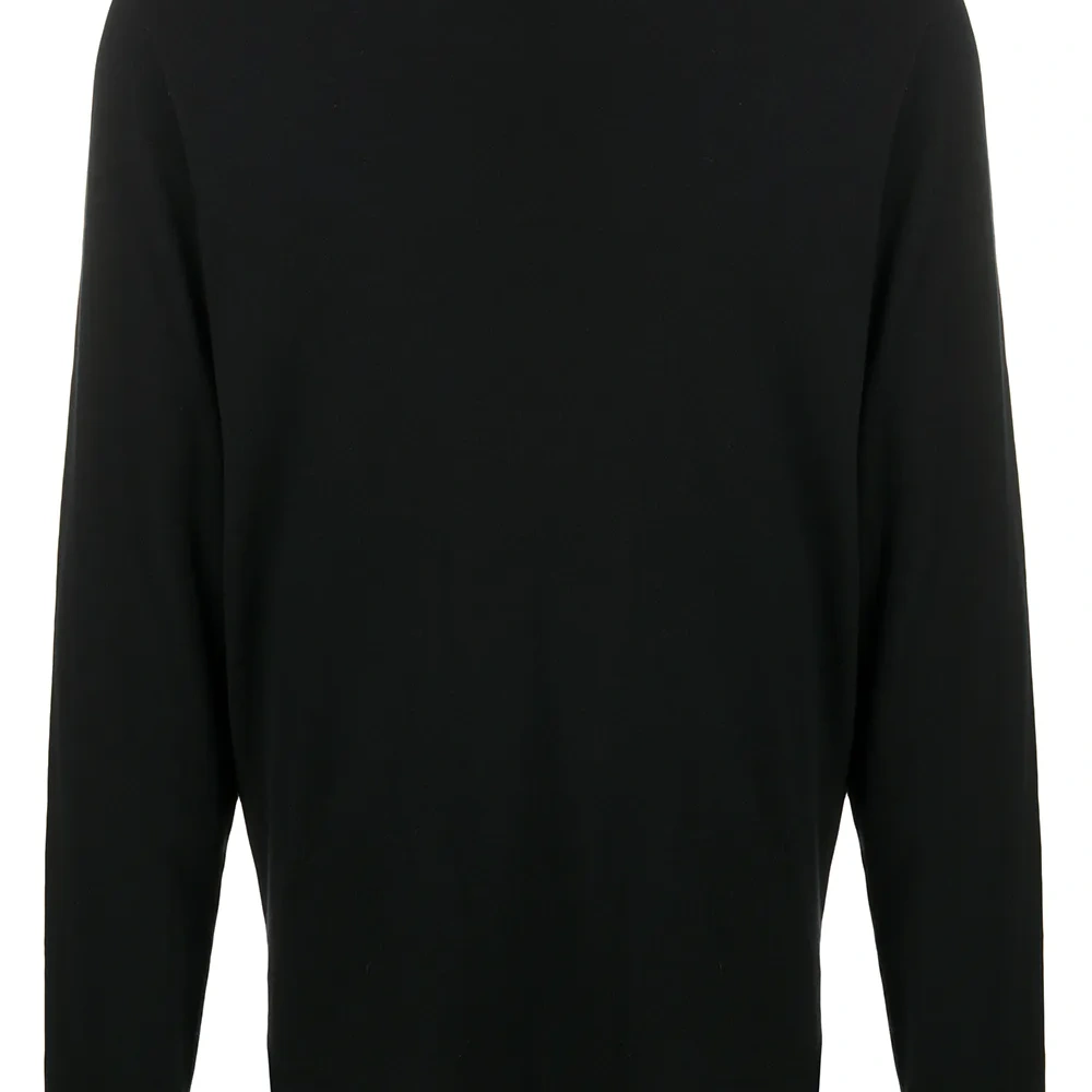 Футболка с круглым вырезом и длинными рукавами Футболка с круглым вырезом и длинными рукавами