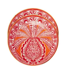 Набор из двух тарелок с абстрактным принтом Набор из двух тарелок с абстрактным принтом