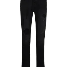 Джинсы с эффектом потертости