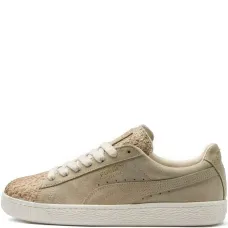 Кожаные кроссовки из замши