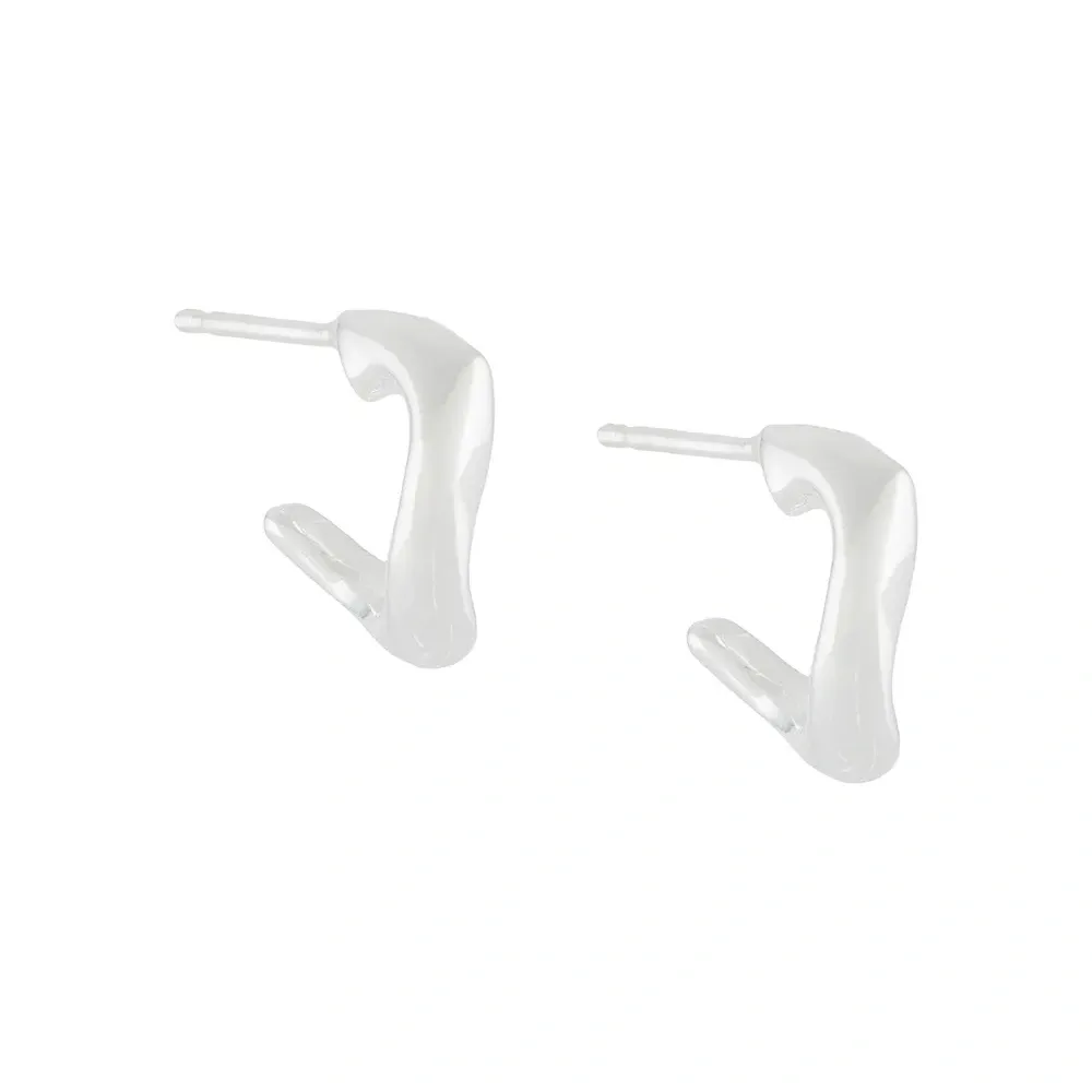 Витые серьги-кольца