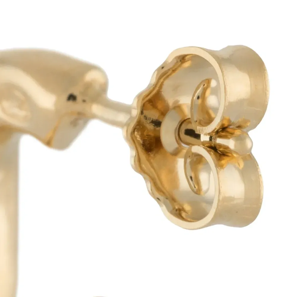 Витые серьги-кольца