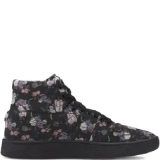 Высокие кеды с цветочным принтом