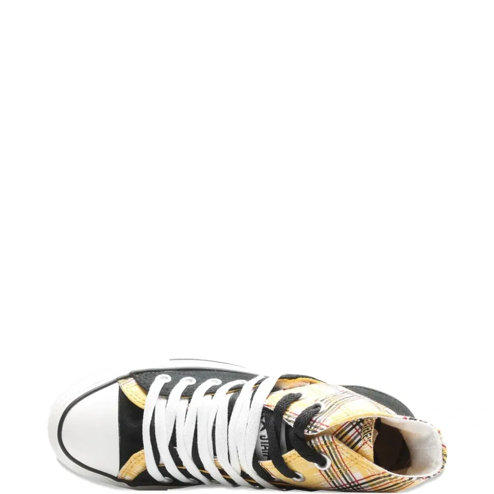 Кроссовки с клетчатыми вставками