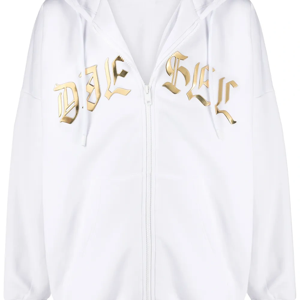 Худи на молнии с логотипом