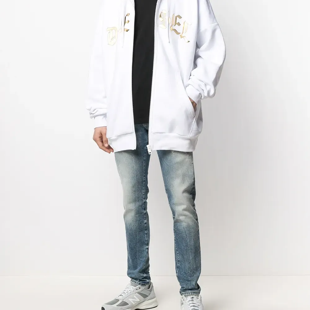 Худи на молнии с логотипом