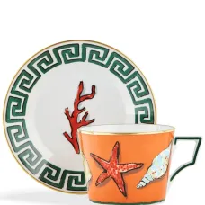 Чайная чашка и блюдце Il Viaggio di Nettuno Чайная чашка и блюдце Il Viaggio di Nettuno