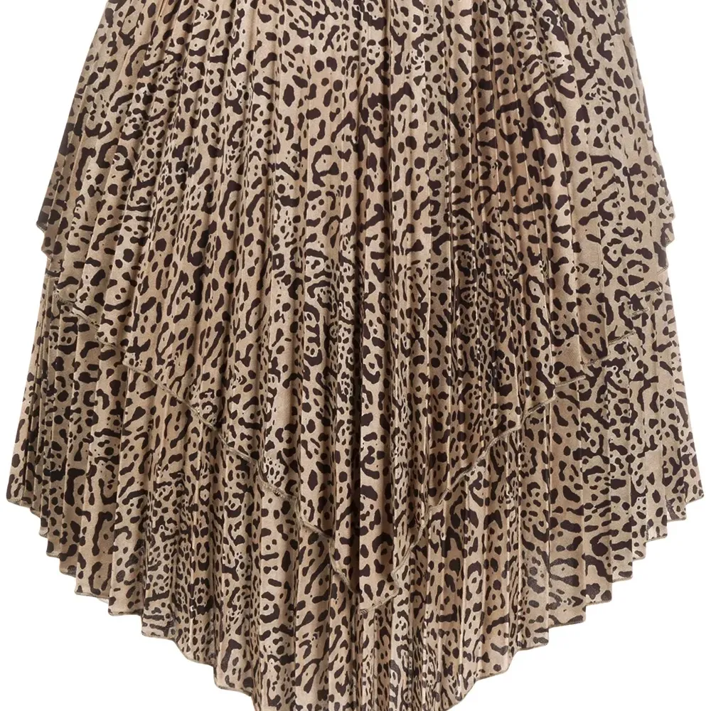 многослойная плиссированная юбка