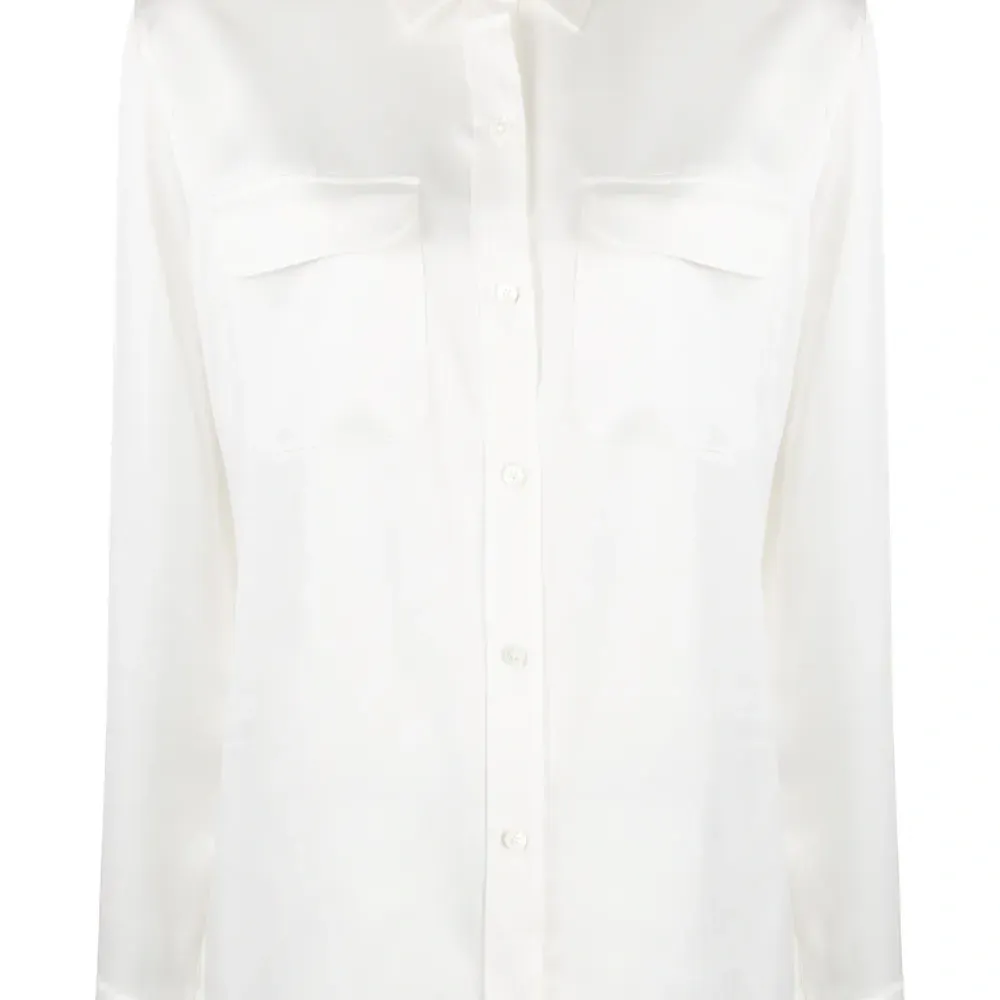 Атласная рубашка