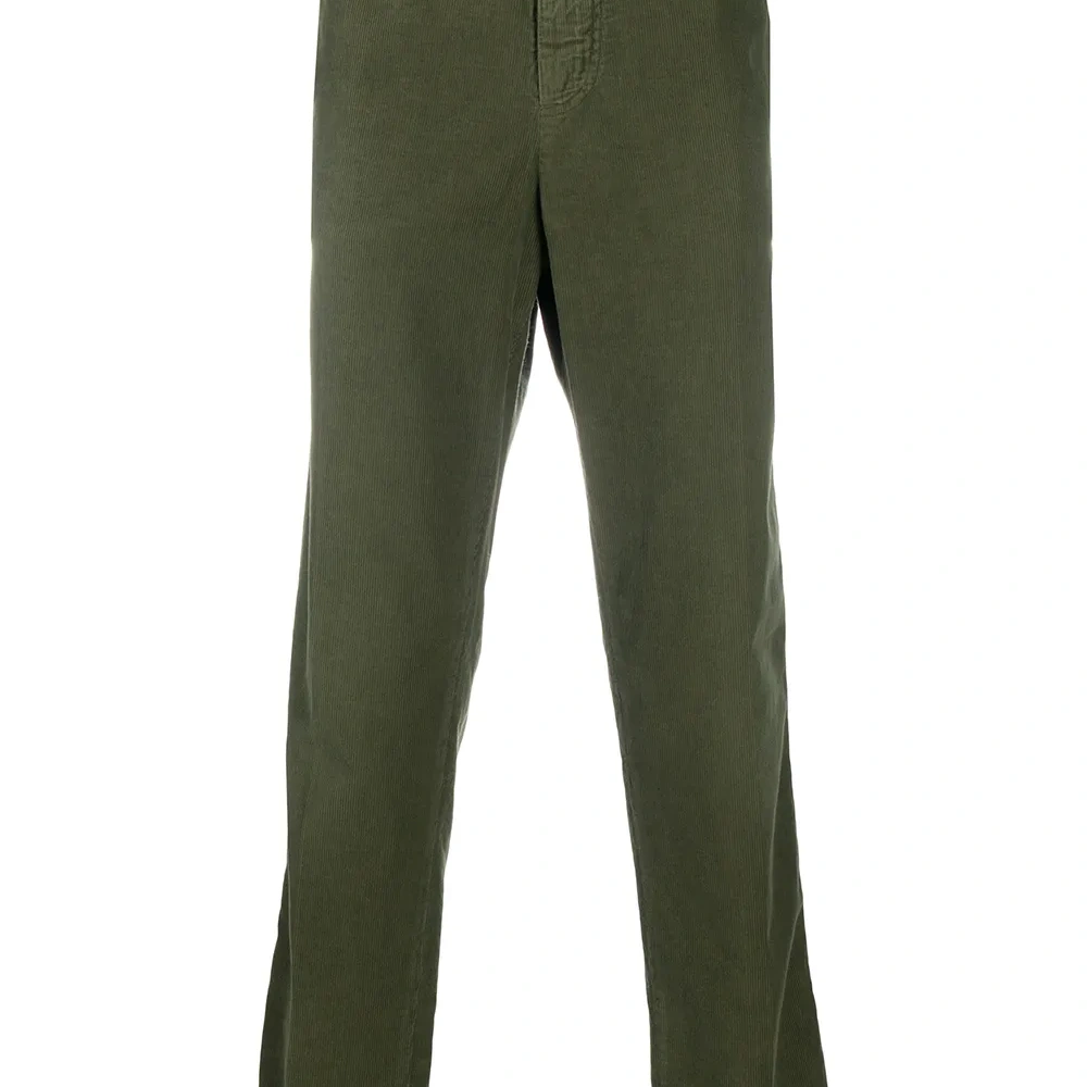 вельветовые брюки прямого кроя