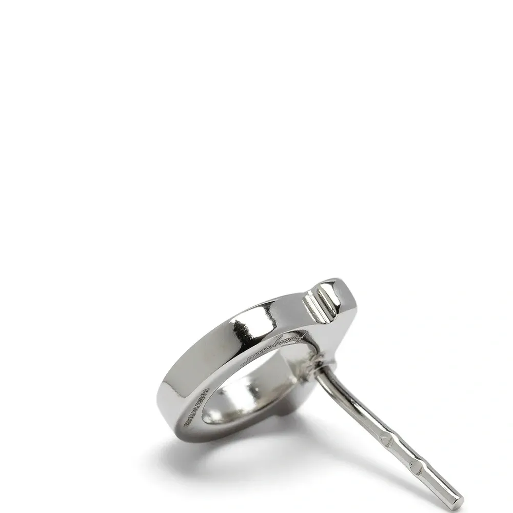 Серьги-гвоздики с декором Gancini