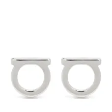 Серьги-гвоздики с декором Gancini