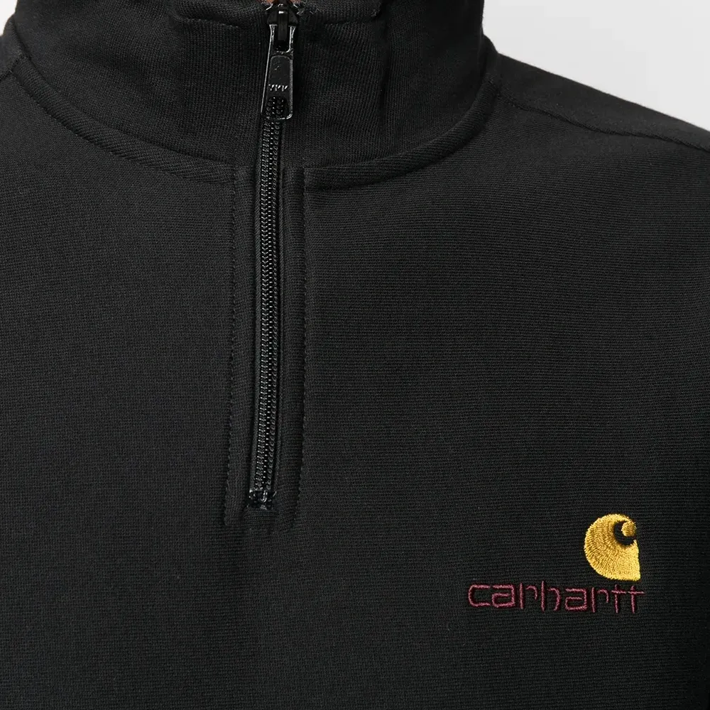 Толстовка с воротником на молнии и логотипом