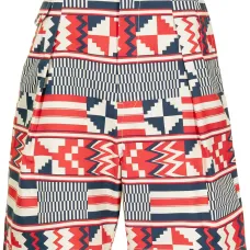 Шорты с геометричным принтом Шорты с геометричным принтом