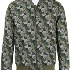 бомбер с абстрактным принтом