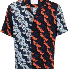 рубашка с цветочным принтом