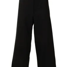 укороченные брюки с надписью укороченные брюки с надписью