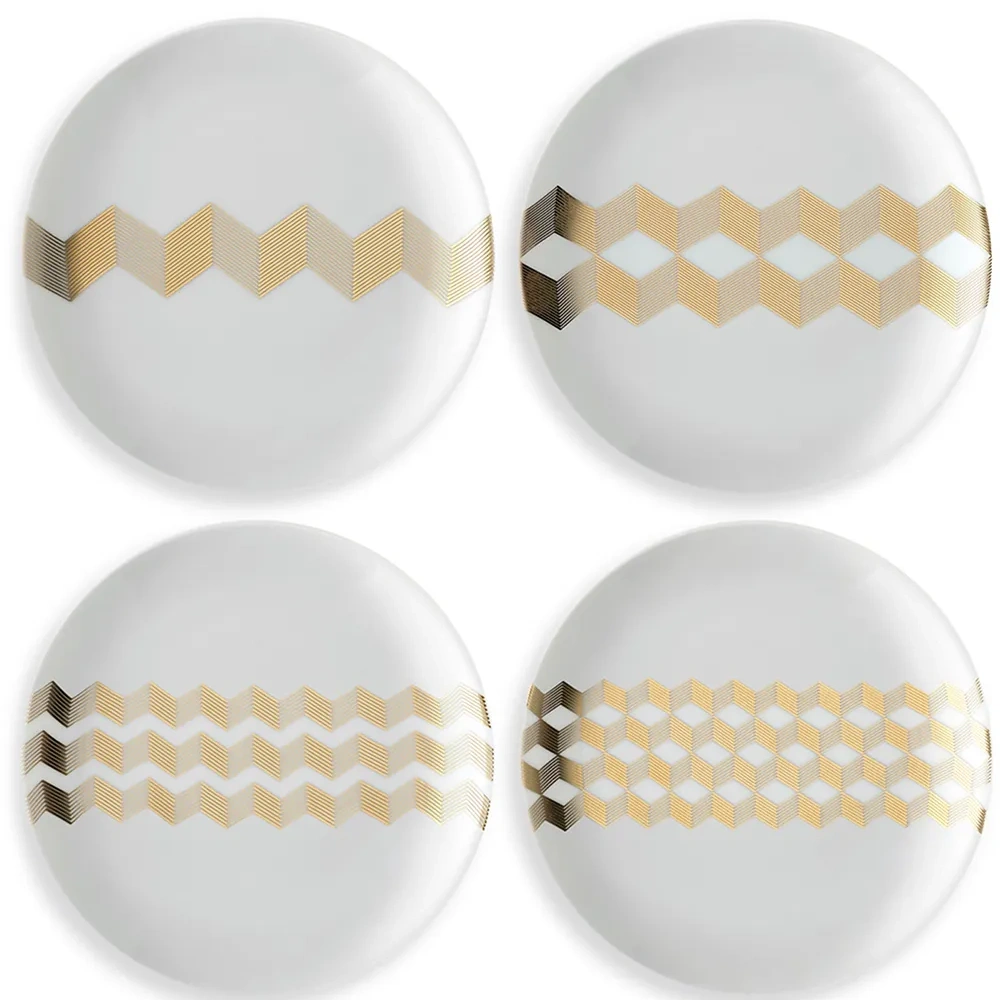 Набор Chevron из четырех блюдец
