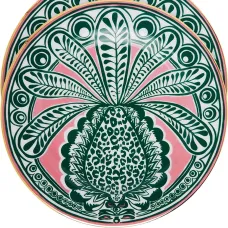 Набор из двух десертных тарелок с принтом Набор из двух десертных тарелок с принтом