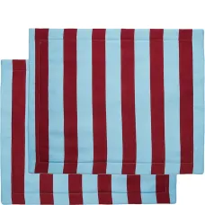 Набор из двух сервировочных салфеток в полоску Набор из двух сервировочных салфеток в полоску