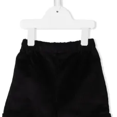 вельветовые шорты прямого кроя