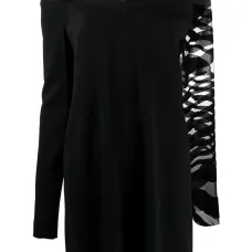 Платье мини асимметричного кроя Платье мини асимметричного кроя