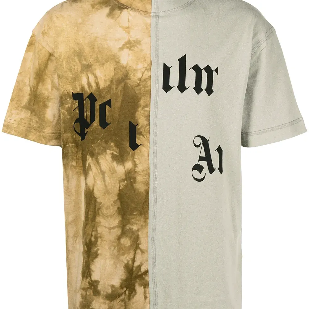 Футболка со вставками и логотипом