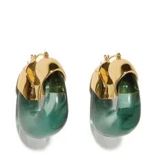 Серьги-кольца Organic