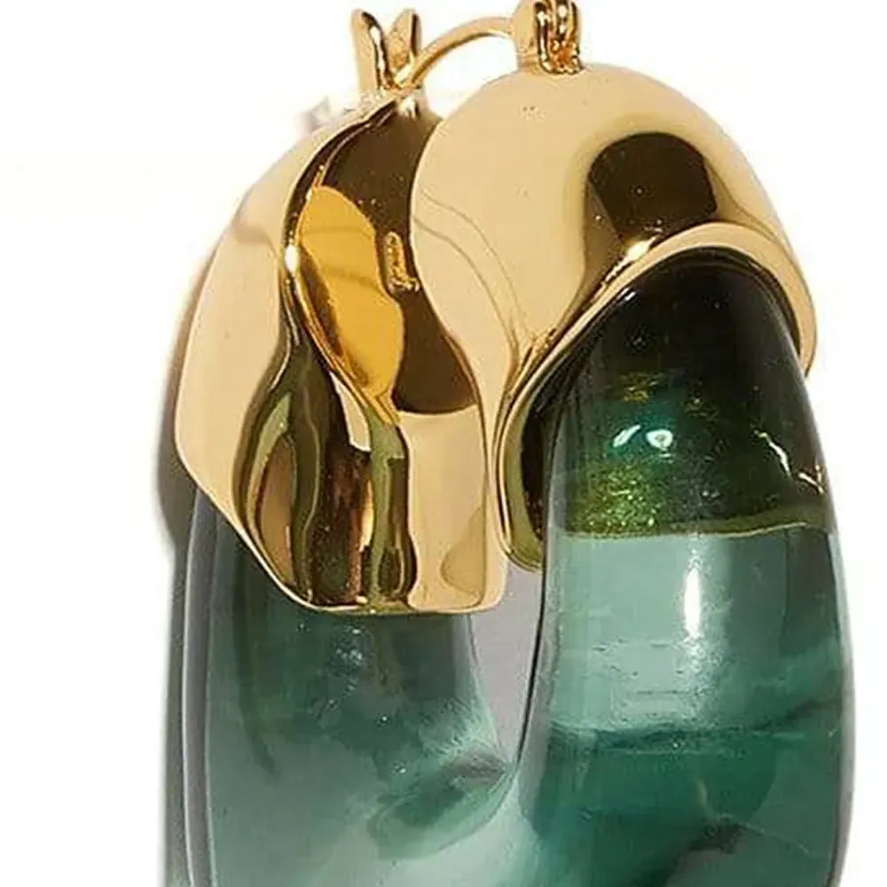 Серьги-кольца Organic