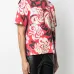 блузка с короткими рукавами и графичным принтом