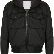 бомбер с карманом спереди