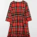 фланелевое платье в клетку