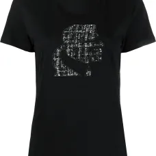 Декорированная футболка из джерси