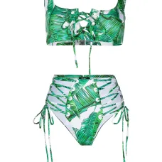 Плавки бикини Jungle с завышенной талией