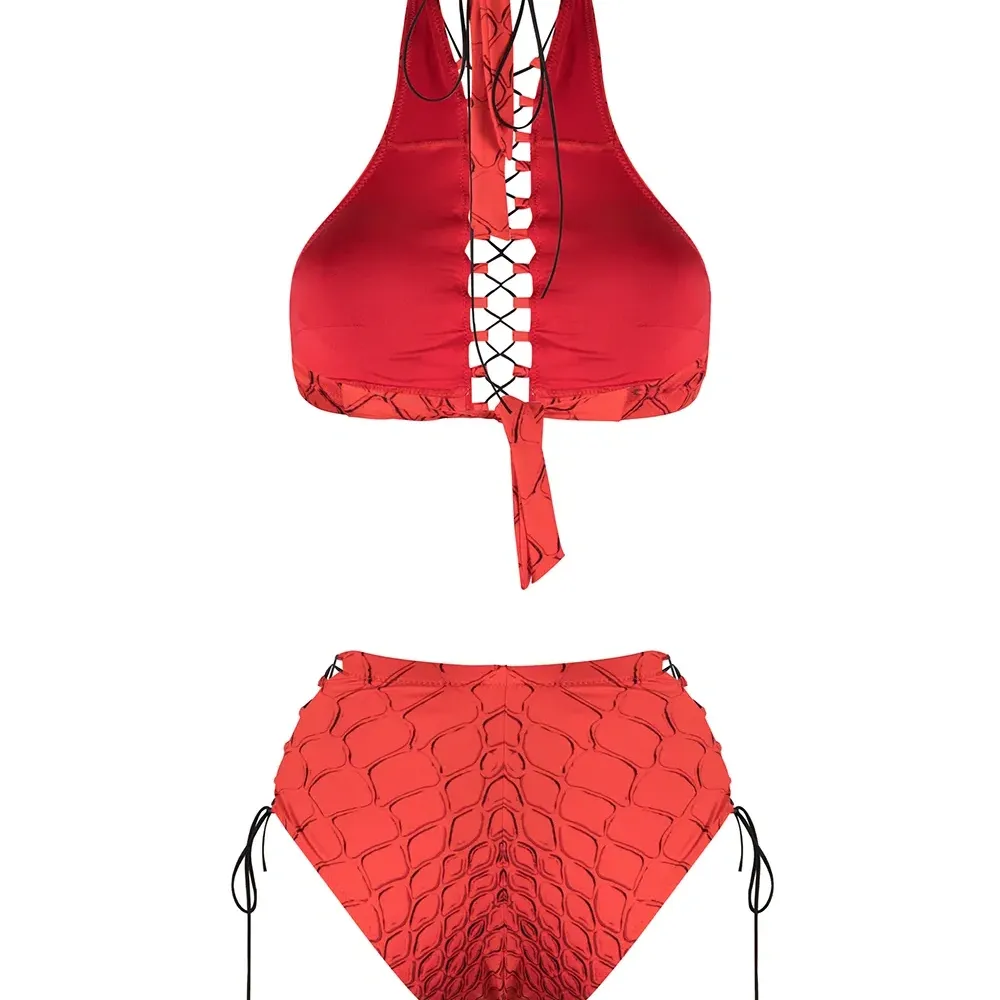 Бикини Addicted со змеиным принтом Бикини Addicted со змеиным принтом