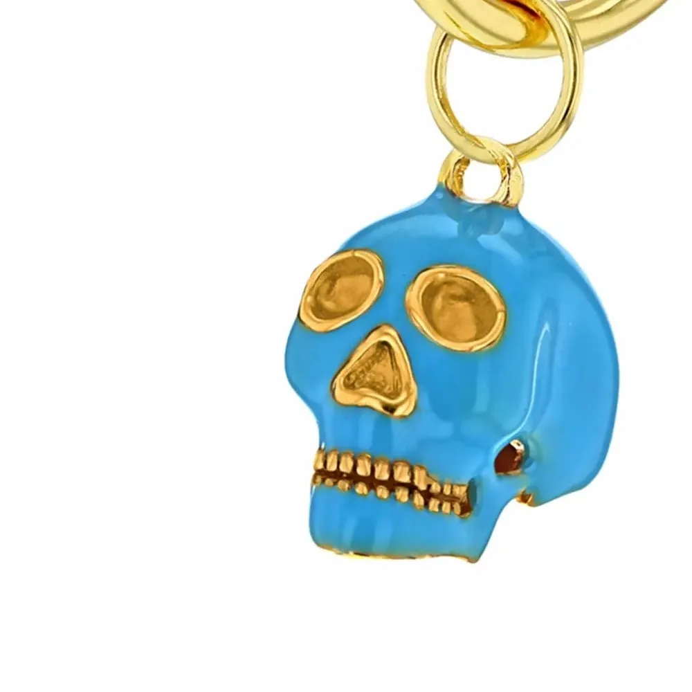 Серьга-кольцо с подвеской