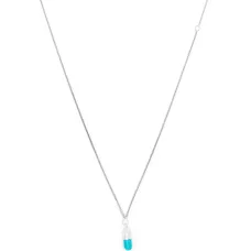 Колье с подвеской в виде пилюли Колье с подвеской в виде пилюли