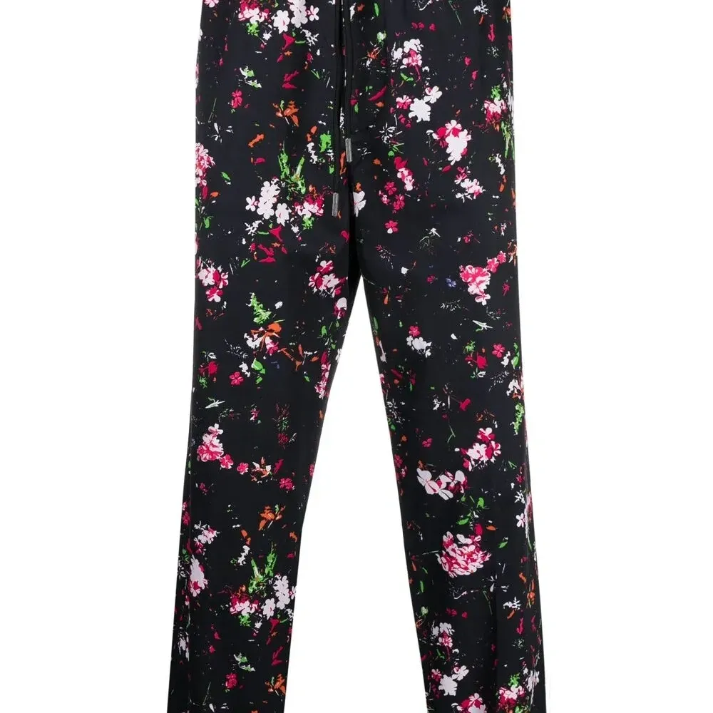 Брюки с цветочным принтом