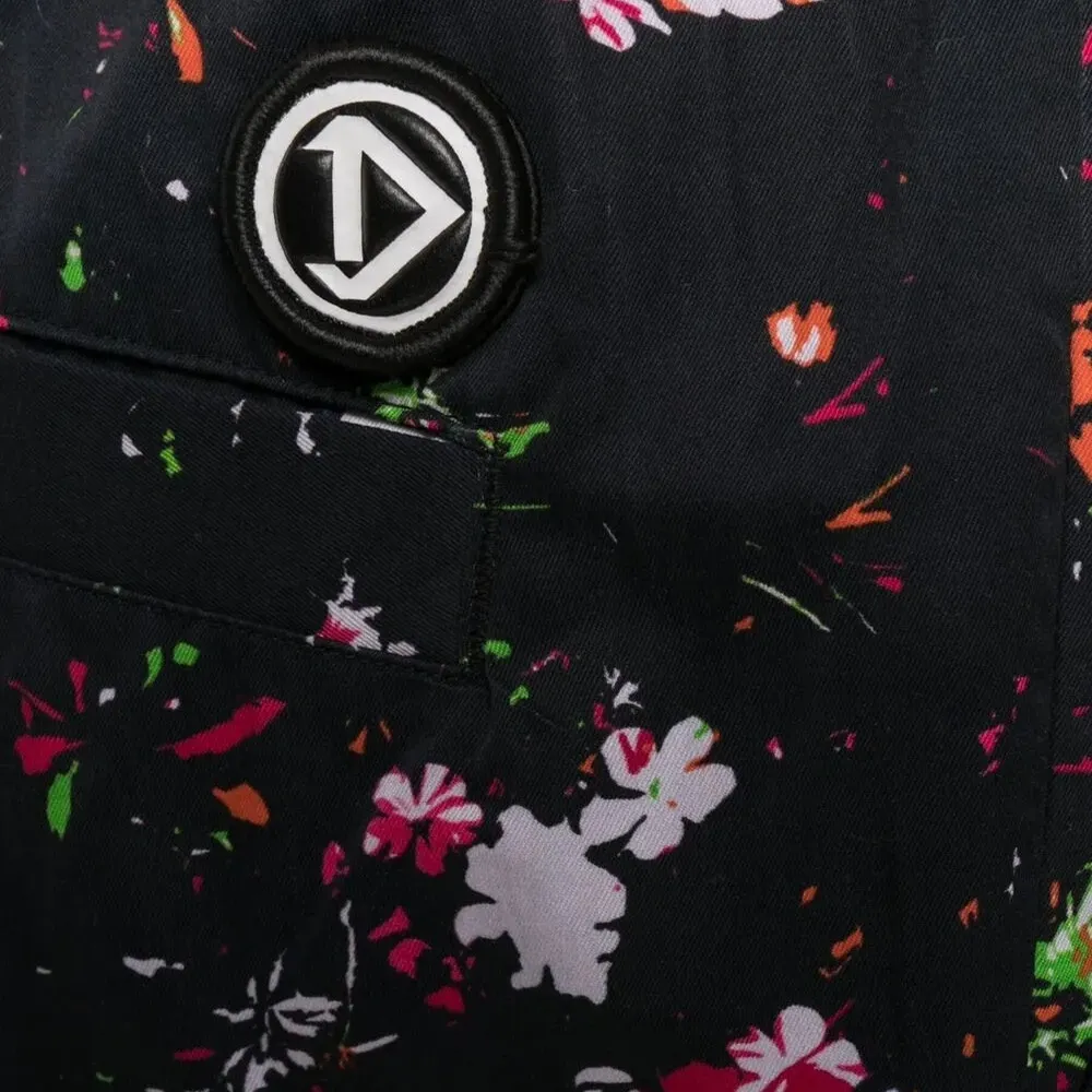 Брюки с цветочным принтом