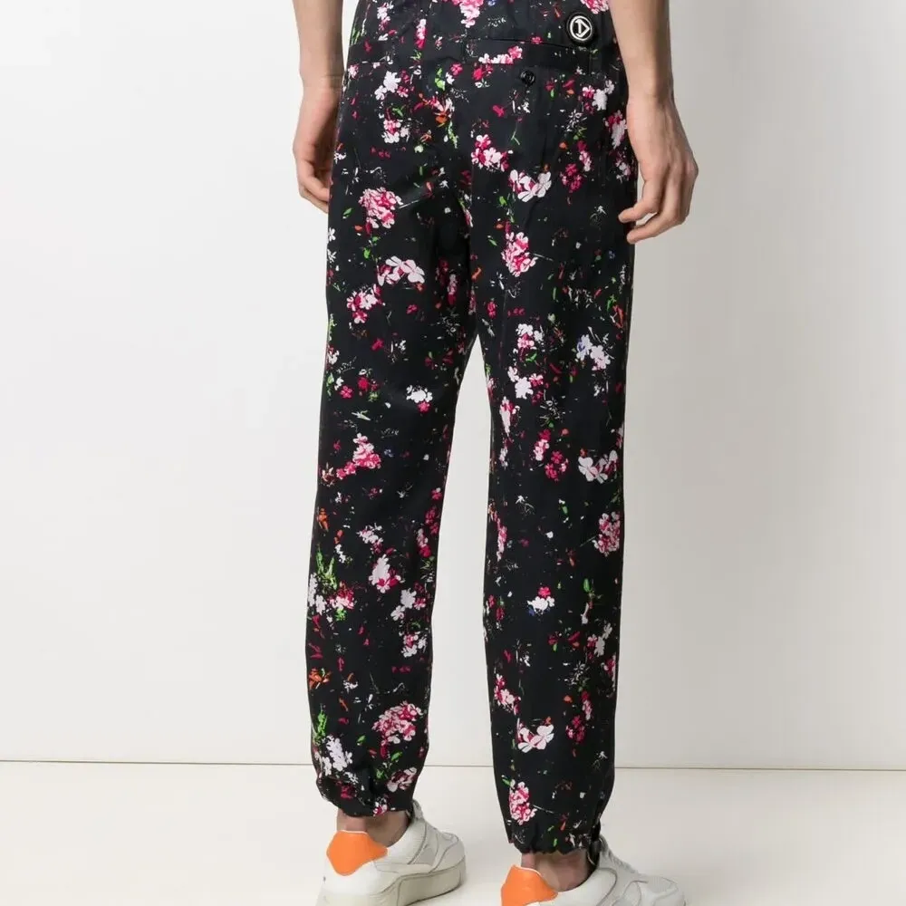 Брюки с цветочным принтом