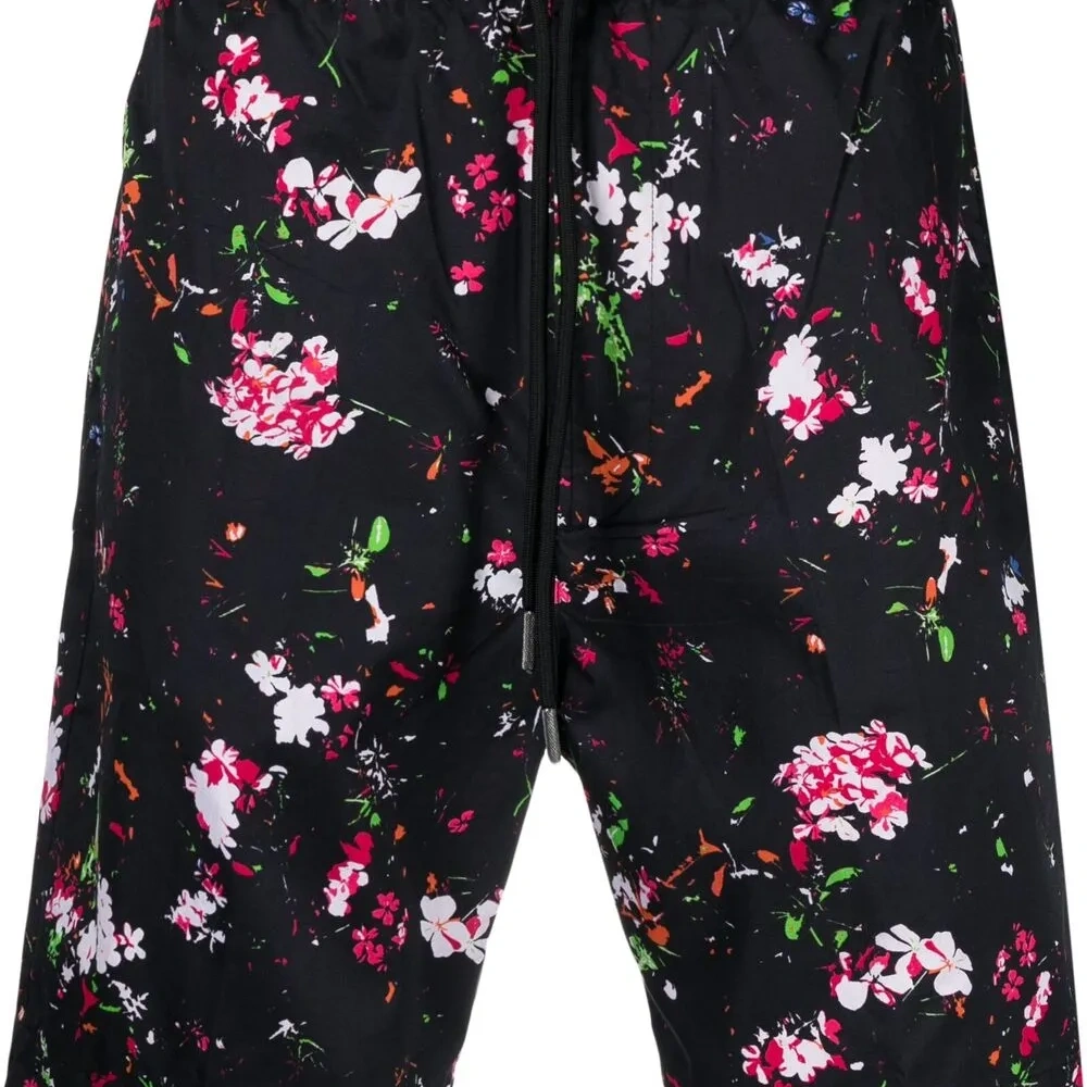 Шорты с цветочным принтом Шорты с цветочным принтом