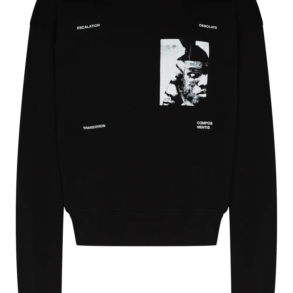 толстовка с графичным принтом