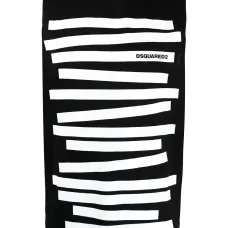 Топ с полосками и логотипом