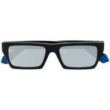 Солнцезащитные очки в квадратной оправе с логотипом