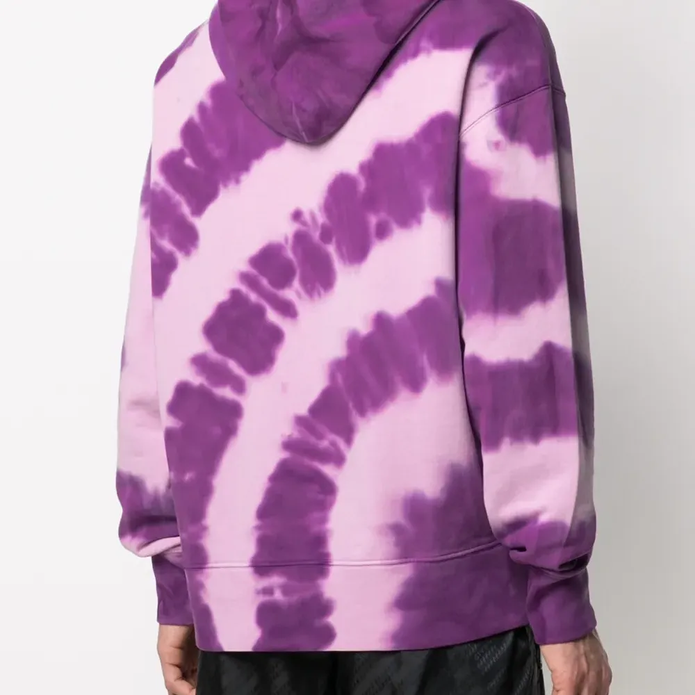 худи с принтом тай-дай и логотипом