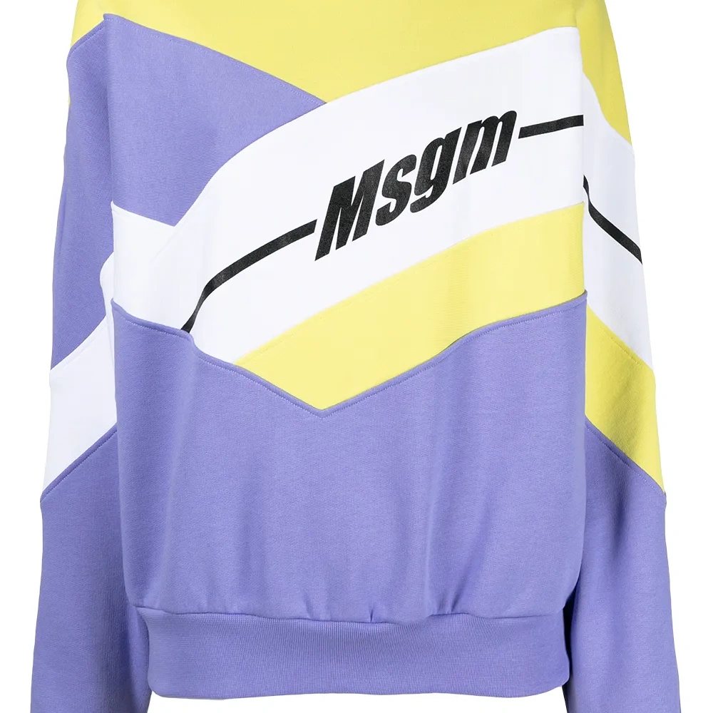 толстовка с длинными рукавами и абстрактным принтом