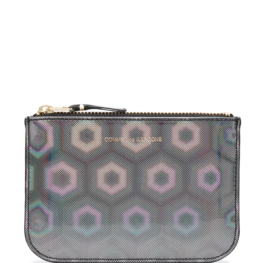 Кошелек на молнии с геометричным узором