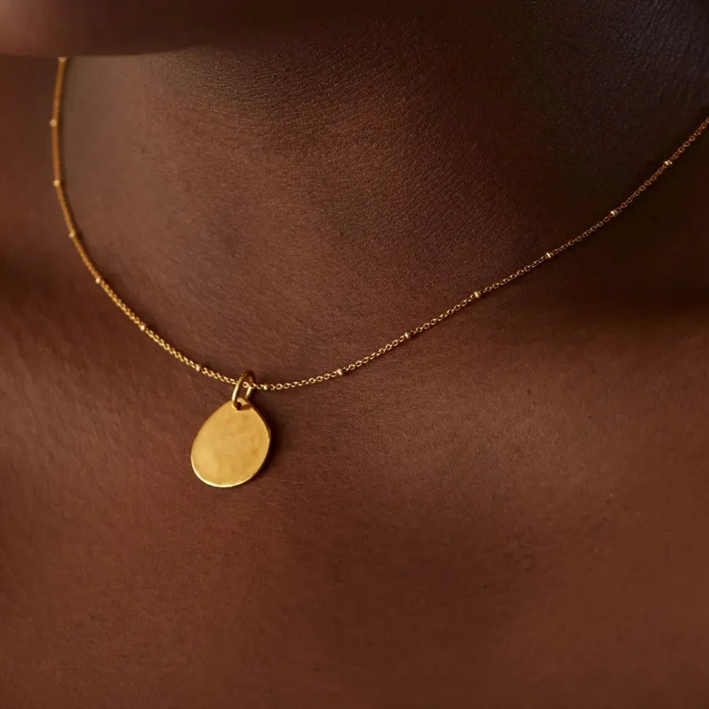 Позолоченное колье